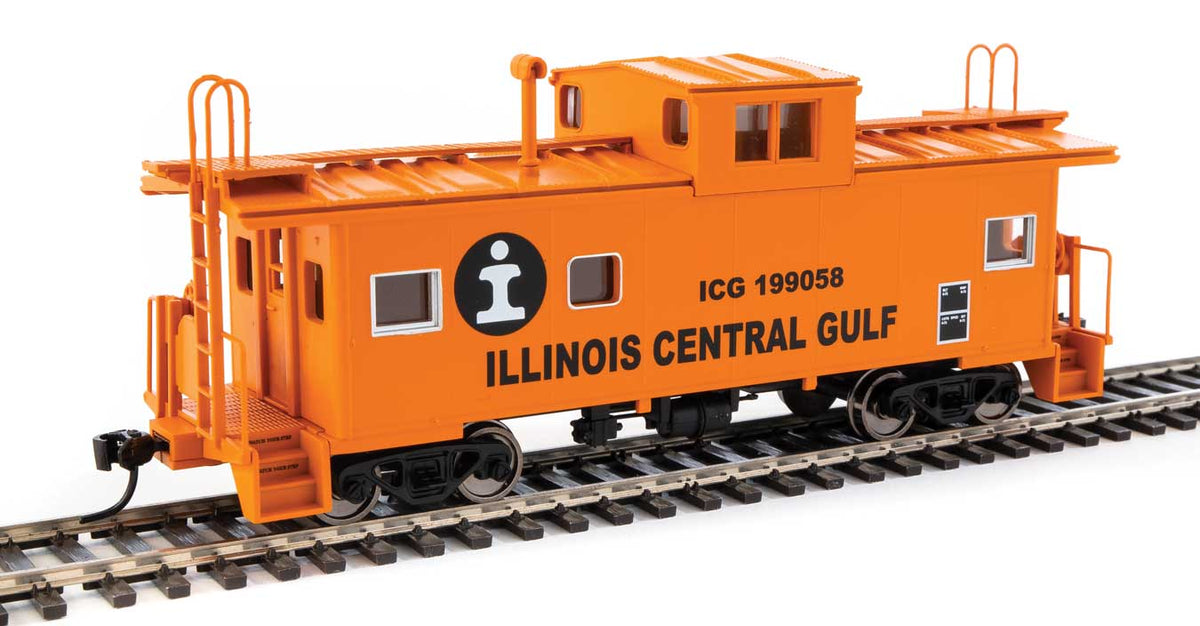  Walthers Mainline 910-8772 HO Scale Wide Vision Caboose Illinois Central Gulf ICG 199059