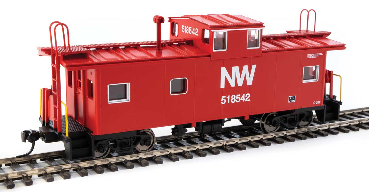  Walthers Mainline 910-8774 HO Scale Wide Vision Caboose Norfolk & Western NW 518556