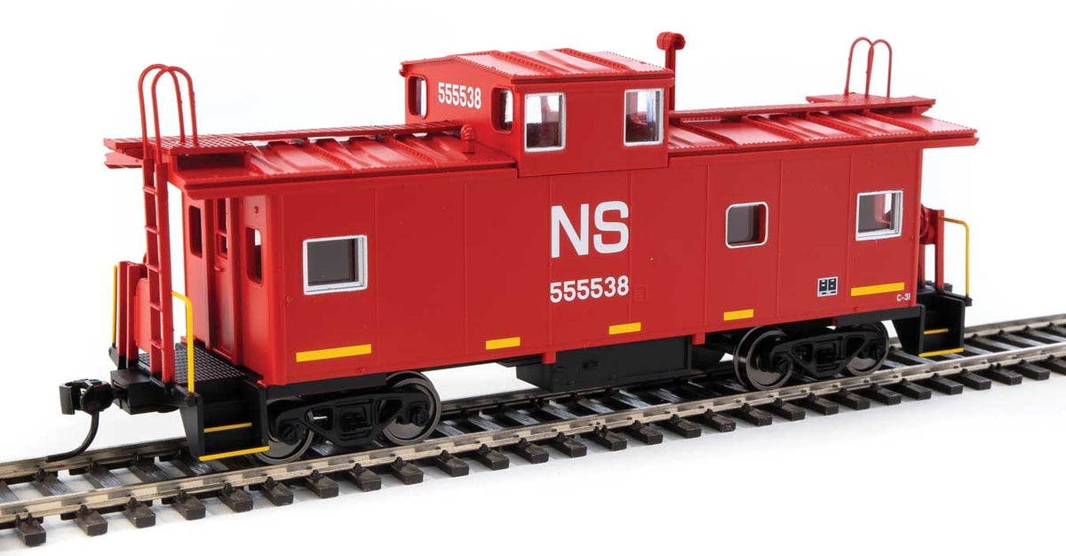  Walthers Mainline 910-8775 HO Scale Wide Vision Caboose Norfolk Southern NS 555538