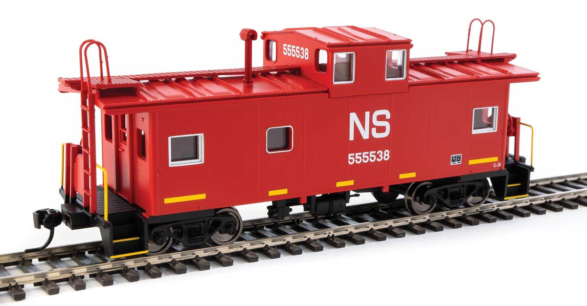  Walthers Mainline 910-8776 HO Scale Wide Vision Caboose Norfolk Southern NS 555540