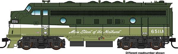  Walthers Mainline 910-9957 HO Scale EMD F7A Diesel Northern Pacific NP 6516A