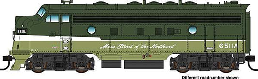  Walthers Mainline 910-9957 HO Scale EMD F7A Diesel Northern Pacific NP 6516A